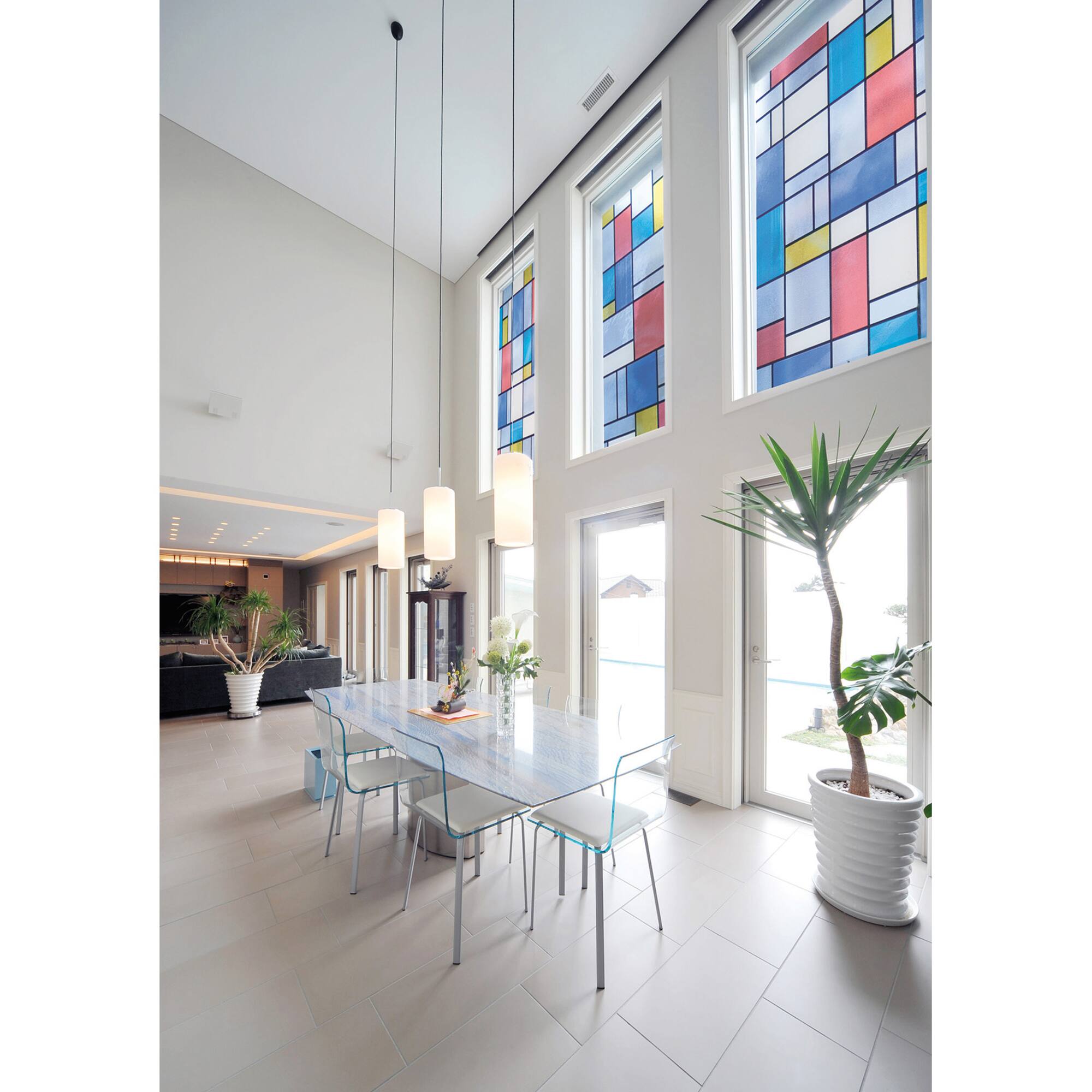 Brewster Mondrian Window Film, 2ct.
